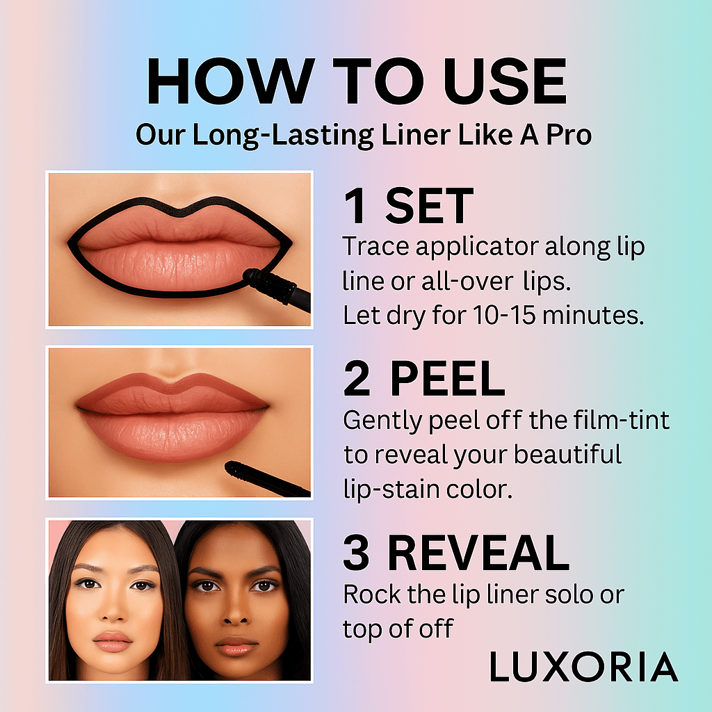 Luxoria® Step-By-Step Application Guide