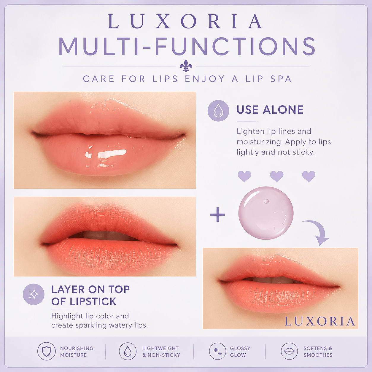 Luxoria® Glossy Girl Plumping Lip Gloss