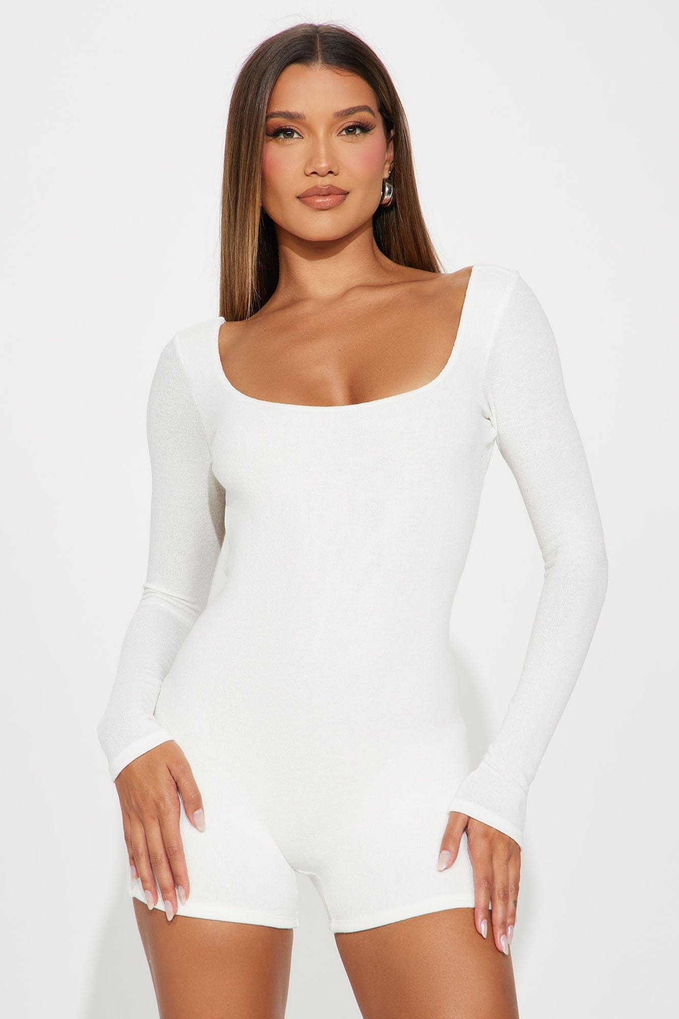 Luxoria® Ivory Long Sleeve Romper