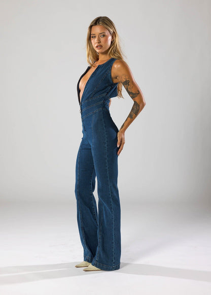 Luxoria® Denim Starlet Romper