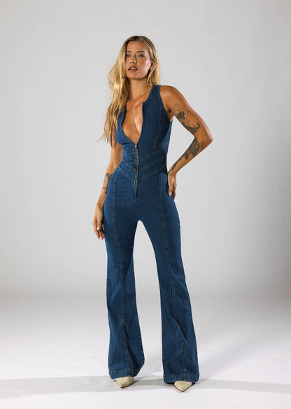 Luxoria® Denim Starlet Romper