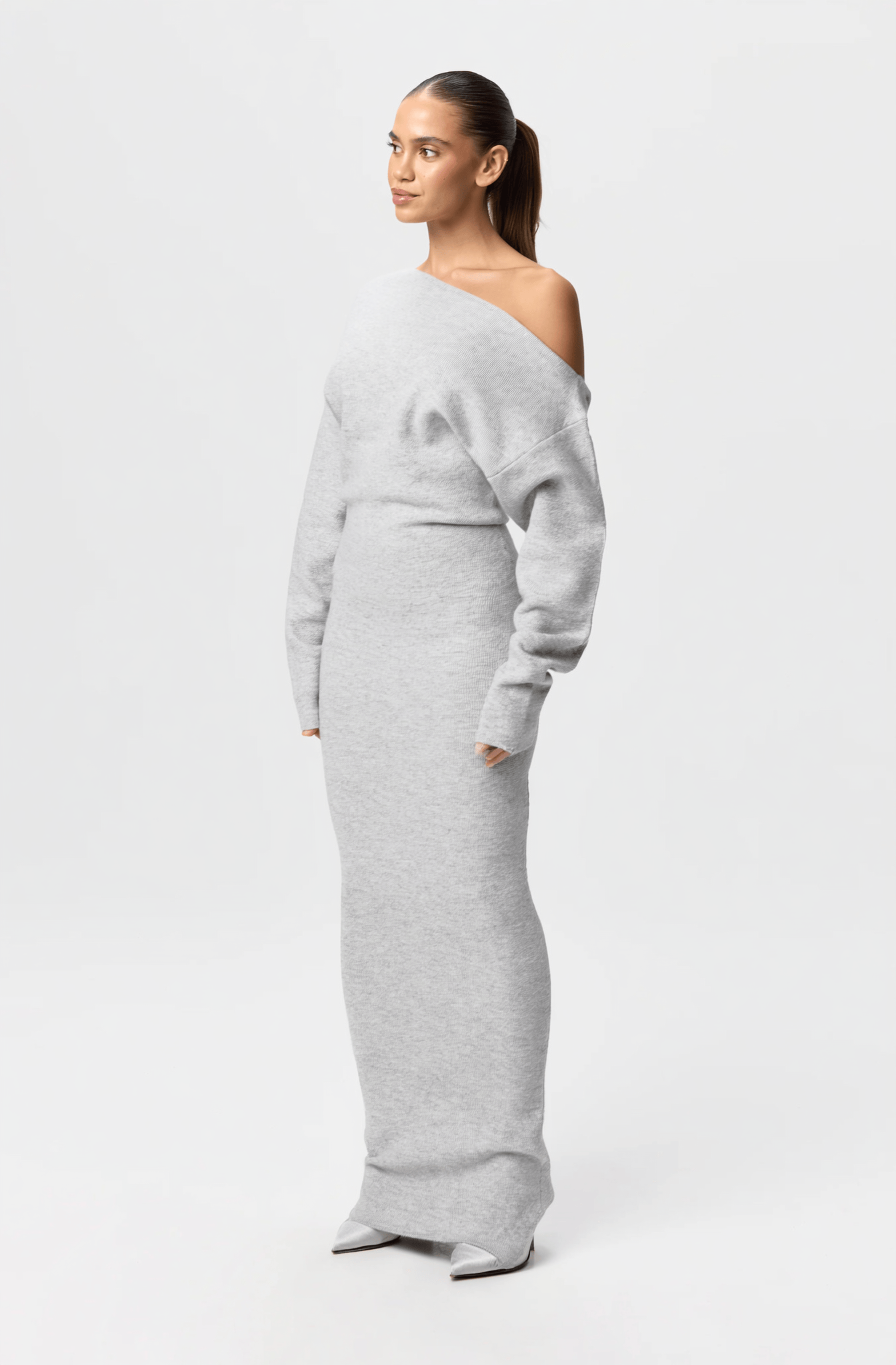 Luxoria® Drop-Shoulder Sweater Dress