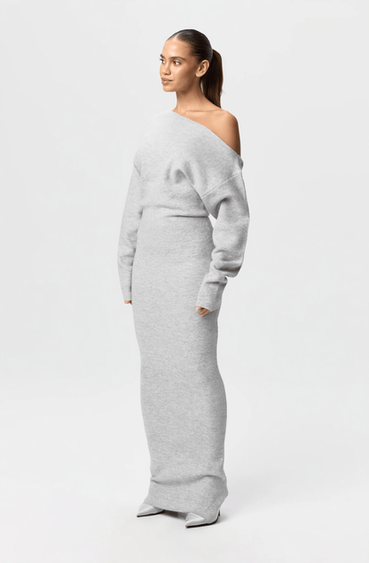 Luxoria® Drop-Shoulder Sweater Dress