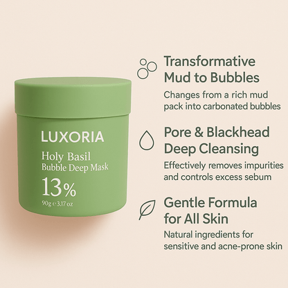 Luxoria® Holy Basil Bubble Mask