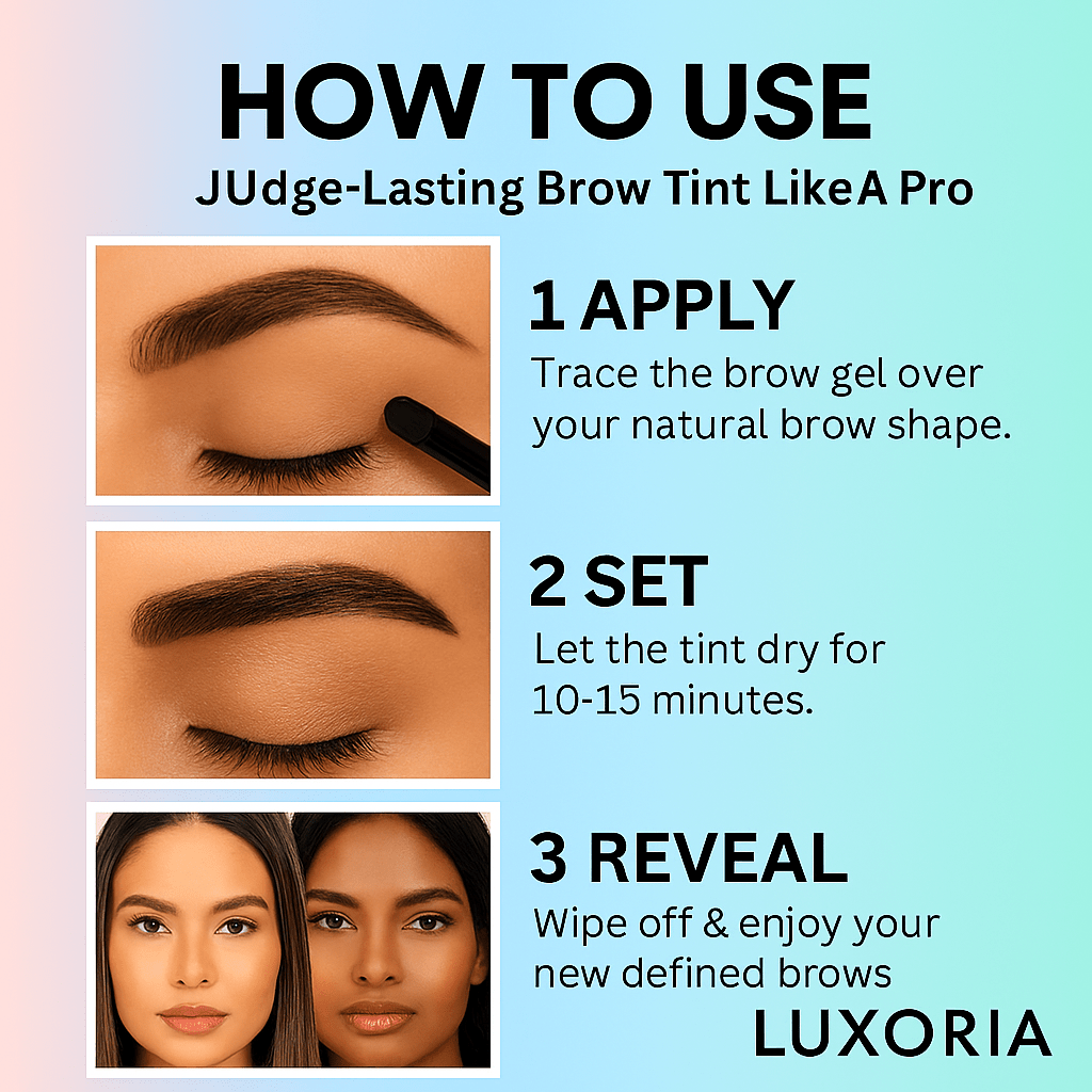 Luxoria® Eyebrow Tint Application Guide