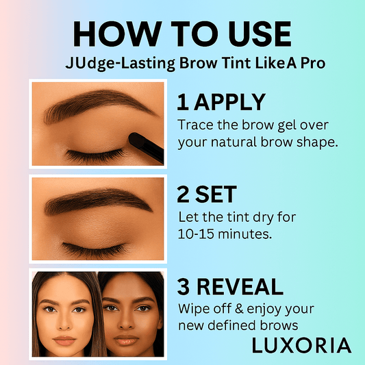 Luxoria® Eyebrow Tint Application Guide