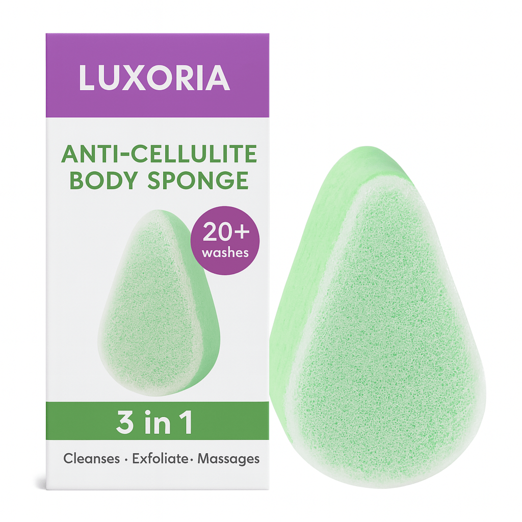 Luxoria® Anti-Cellulite Aloe-Infused Body Sponge