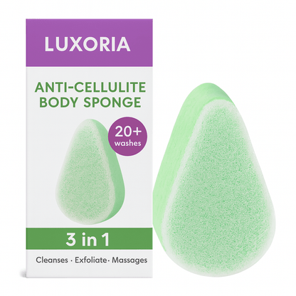 Luxoria® Anti-Cellulite Aloe-Infused Body Sponge