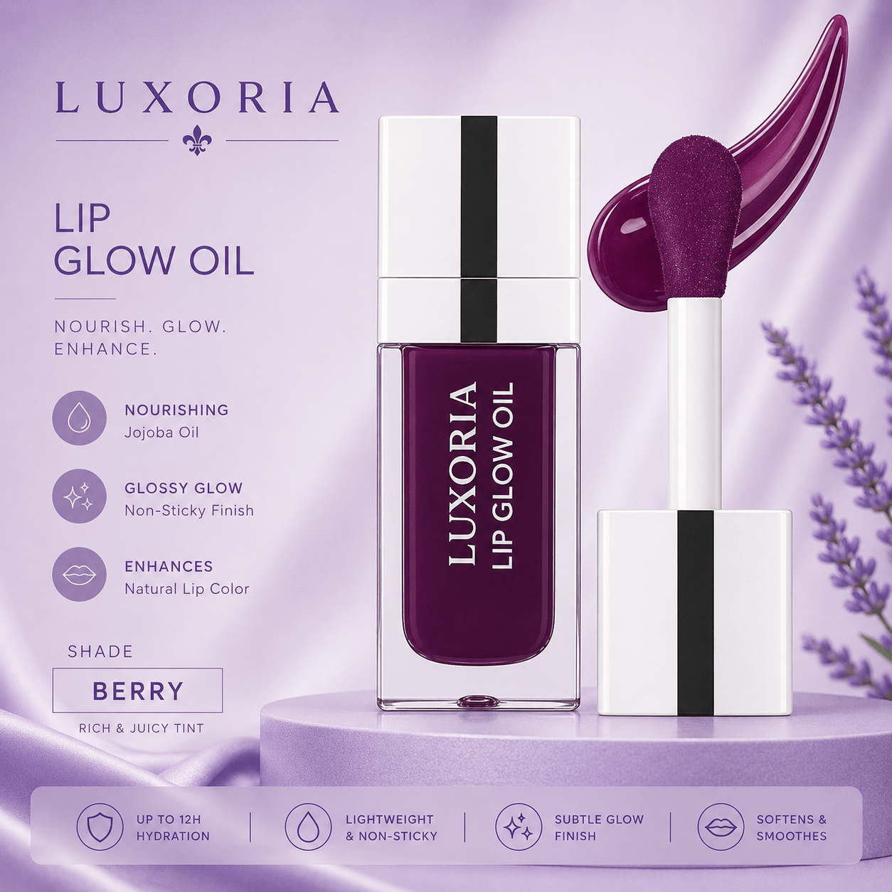 Luxoria® Glossy Girl Plumping Lip Gloss
