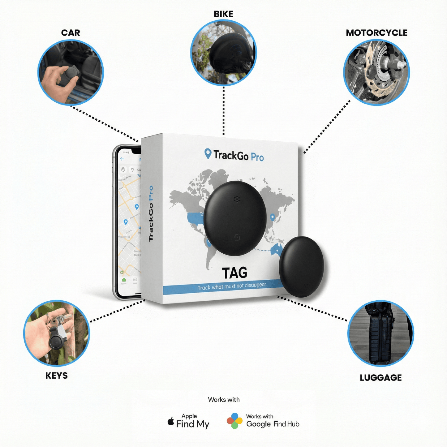 TrackGo™ Universal Tracking Tag