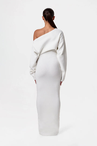 Luxoria® Drop-Shoulder Sweater Dress