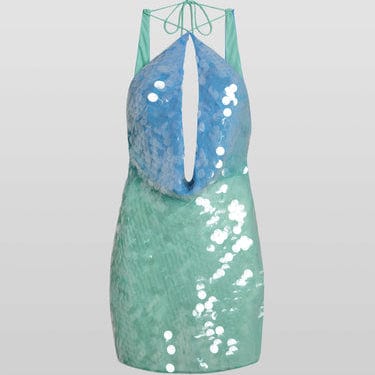 Luxoria® Starlit Halter Dress