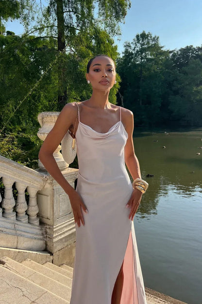 Luxoria® Alina Satin Slip Dress